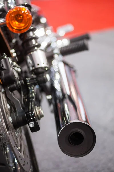 Motorcycle exhaust detail — Stock Photo, Image