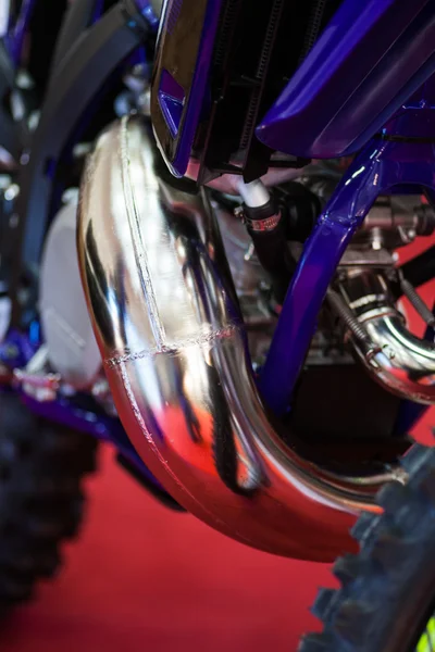 Мотоцикл выхлопных деталей — стоковое фото