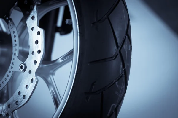 Тормозной диск мотоцикла — стоковое фото