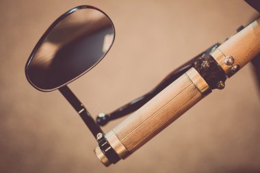 Motosiklet gidon ve ayna