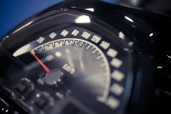 Motorcycle speedometer detail — Stock Photo, Image