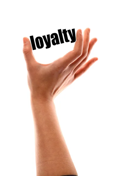 Kleinere loyaliteit concept — Stockfoto