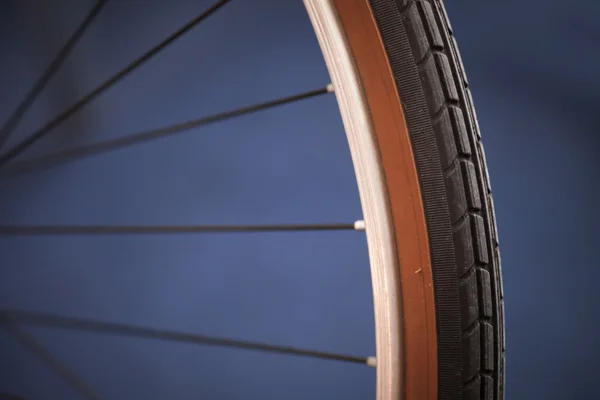 Detalhe pneu de bicicleta — Fotografia de Stock