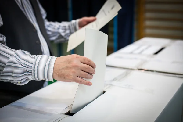 Votação mão detalhe — Fotografia de Stock