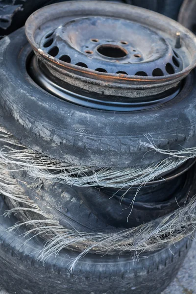 Blown out tires