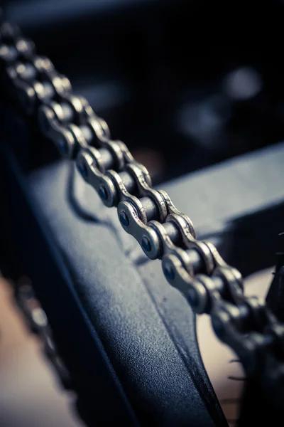 Motorcycle chain detail — Stock Photo, Image