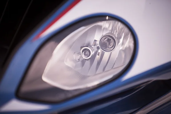Detail lampu depan sepeda motor — Stok Foto