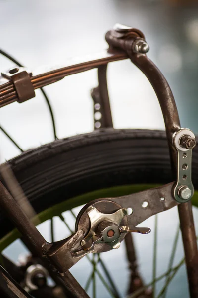 Vintage motorcycle suspension — Stock Photo, Image