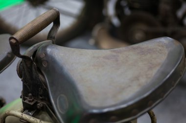 Vintage motosiklet eyer