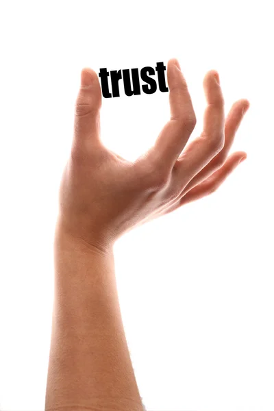 Daha az güven kavramı — Stok fotoğraf