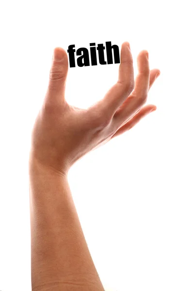 Concepto de fe más pequeño —  Fotos de Stock