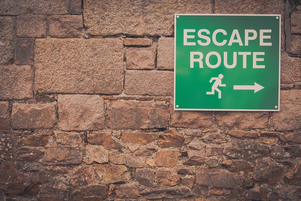 Escape route indicator