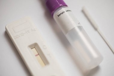 Covid-19 'a neden olan Coronavirus SARS-CoV-2' yi geliştirmek için IgM ve IgG antikorlarının tespiti için COVID-19 testini uygulayın..