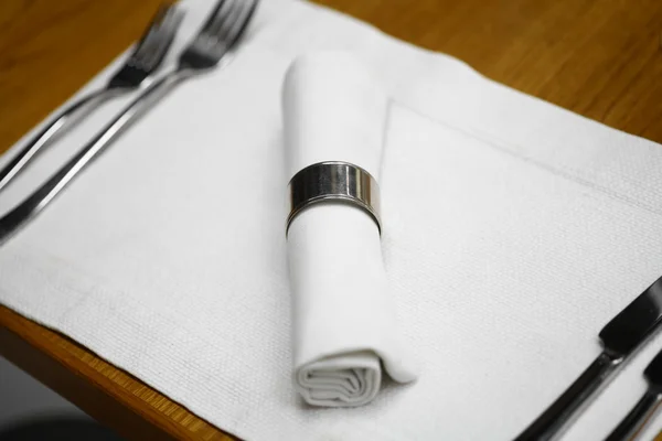 Dinner in a restaurant — Stock Photo, Image