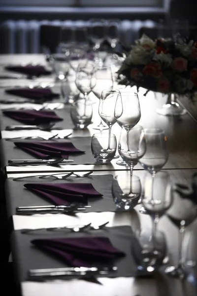 Dinner in a restaurant — Stock Photo, Image