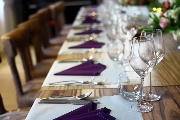 Diner in een restaurant — Stockfoto