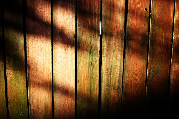 Blue wooden fence — Stock Photo, Image