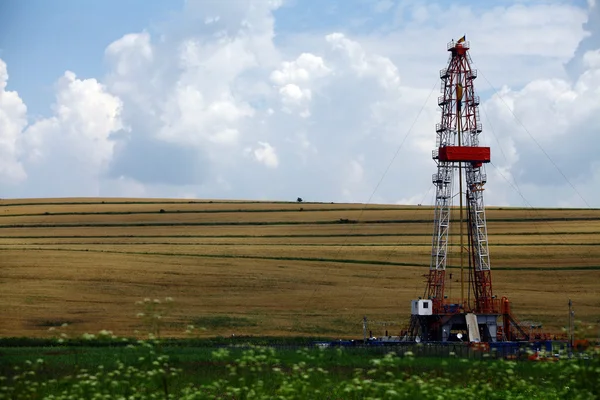 Shale gas drilling rig — Stock Photo, Image