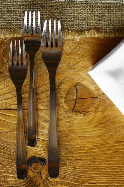 Forks on a table — Stock Photo, Image
