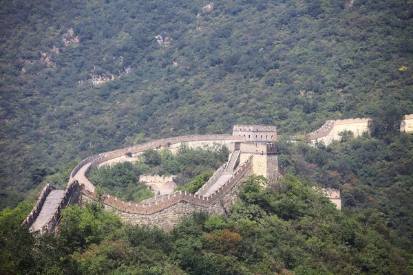 A kínai nagy fal, a Muianyu — Stock Fotó
