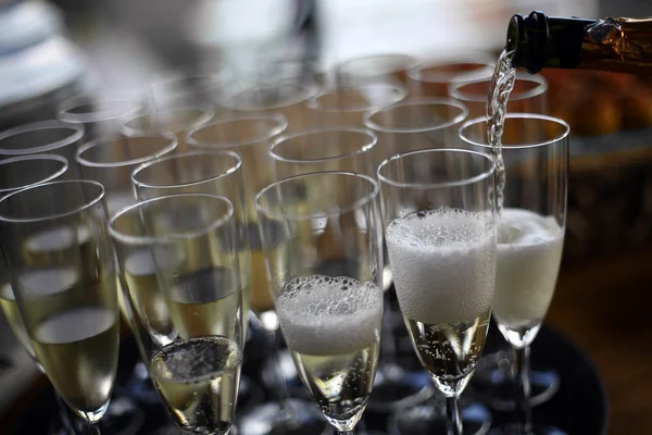 Champagne glasses — Stock Photo, Image