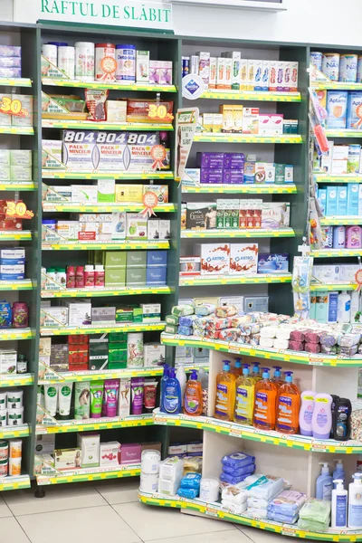 Geneeskunde in een apotheek — Stockfoto