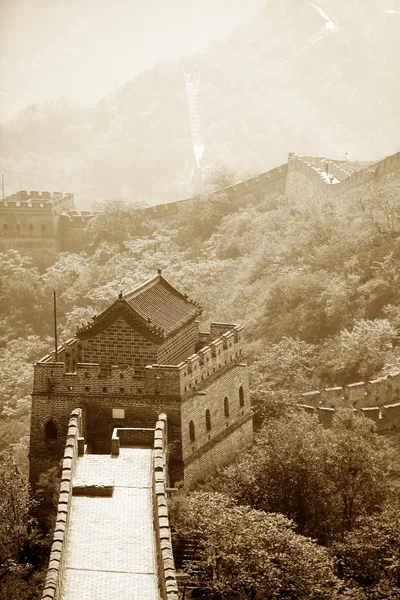 Watch tower, a kínai nagy fal. — Stock Fotó