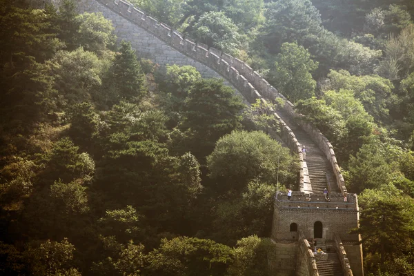 Den kinesiska muren vid mutianyu. — Stockfoto