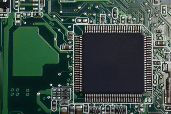 Microcircuito elettronico — Foto Stock