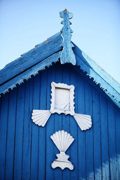 Casa tradizionale in legno — Foto Stock