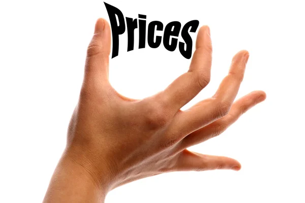 Squeezing prices — Stock Photo, Image