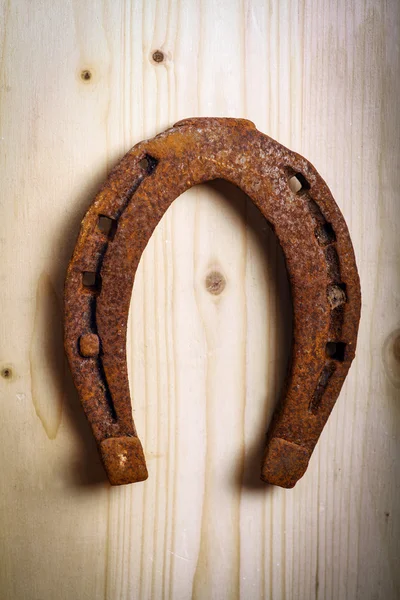 Rusty horse shoes — Stock Photo, Image