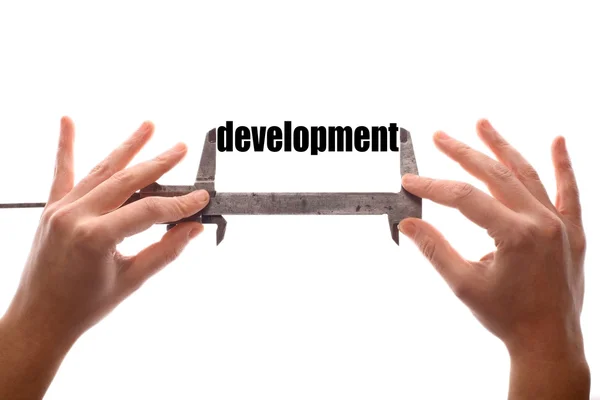 Measuring development — Stock Photo, Image