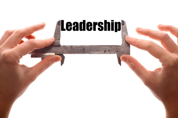 Measuring leadership — Stock Photo, Image