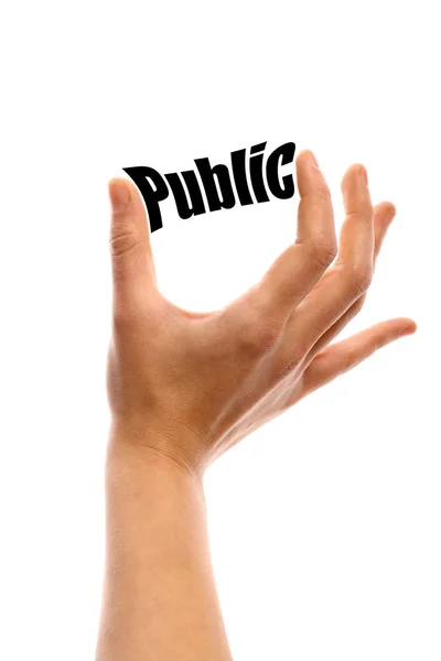 Small public — Stock Photo, Image