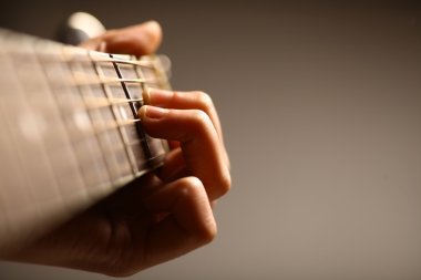 Akustik gitar detayı