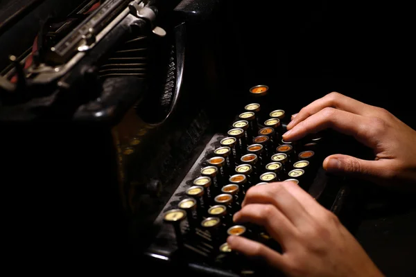 Clavier de machine à écrire vintage — Photo