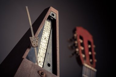 Vintage metronome clipart