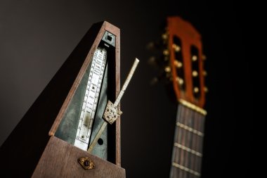 Vintage metronome clipart