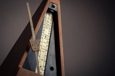 Vintage metronome clipart