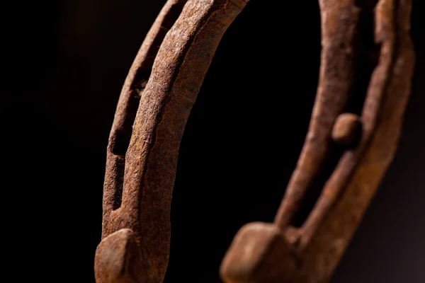 Zapato de caballo oxidado — Foto de Stock