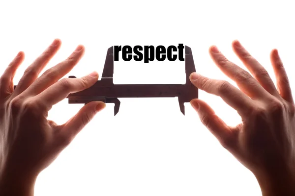Small respect — Stock Photo, Image