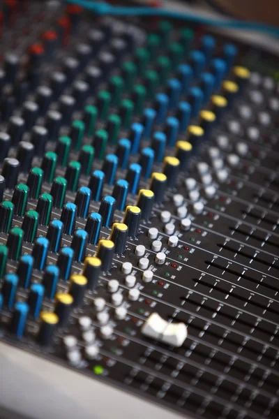 Music mixer desk — Stock Photo, Image