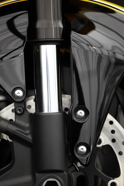 Motorcycle front suspension — Stock Photo, Image