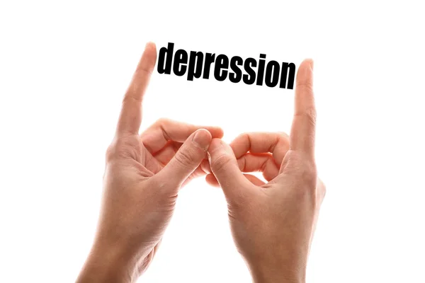 Kleinere Depression — Stockfoto