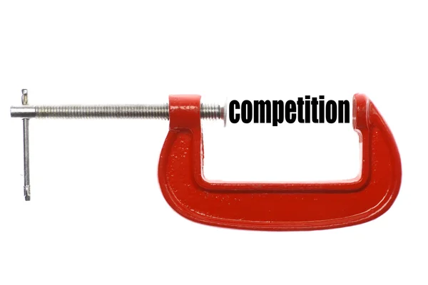 Rekabet sıkıştırmak — Stok fotoğraf