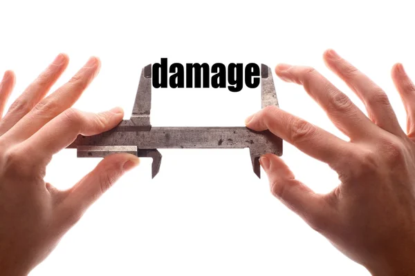 Small damage concept — Stock Photo, Image