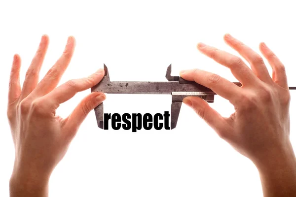 Kleine respect concept — Stockfoto