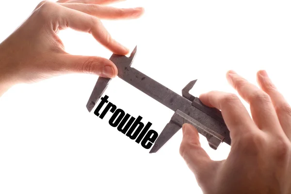 Small trouble concept — Stock Photo, Image