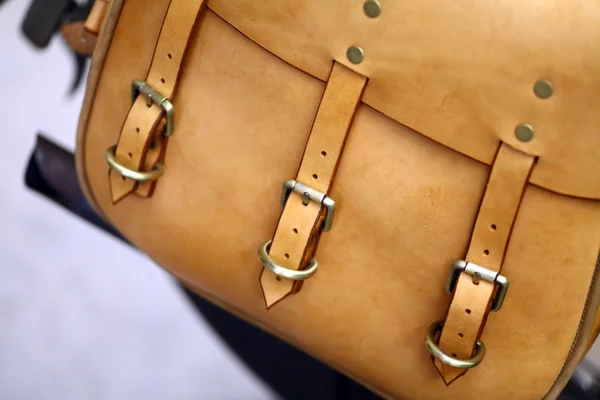 Vintage leather bag — Stock Photo, Image